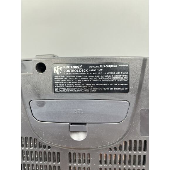 Nintendo N64 Console Only- Black - TESTED - Picture 6 of 11